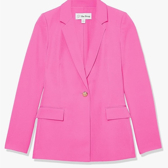 The Drop Pink Blazer Sz L Women Designer Blazer - Picture 4 of 5